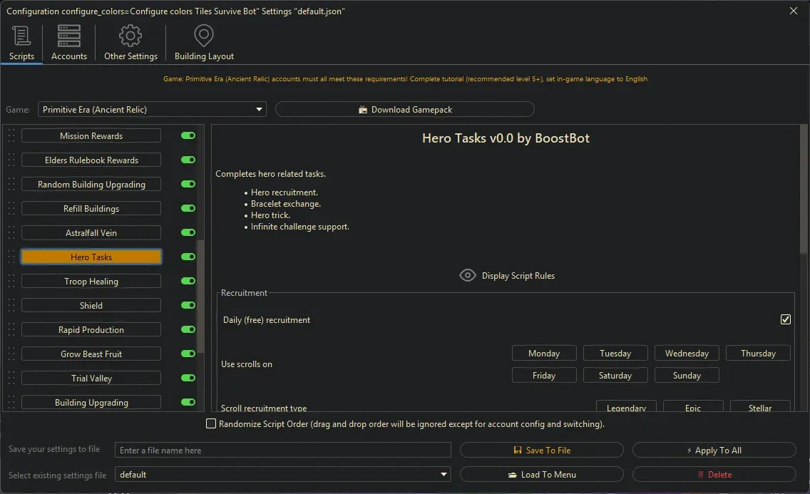 Primitive Era Bot - Rapid Production
